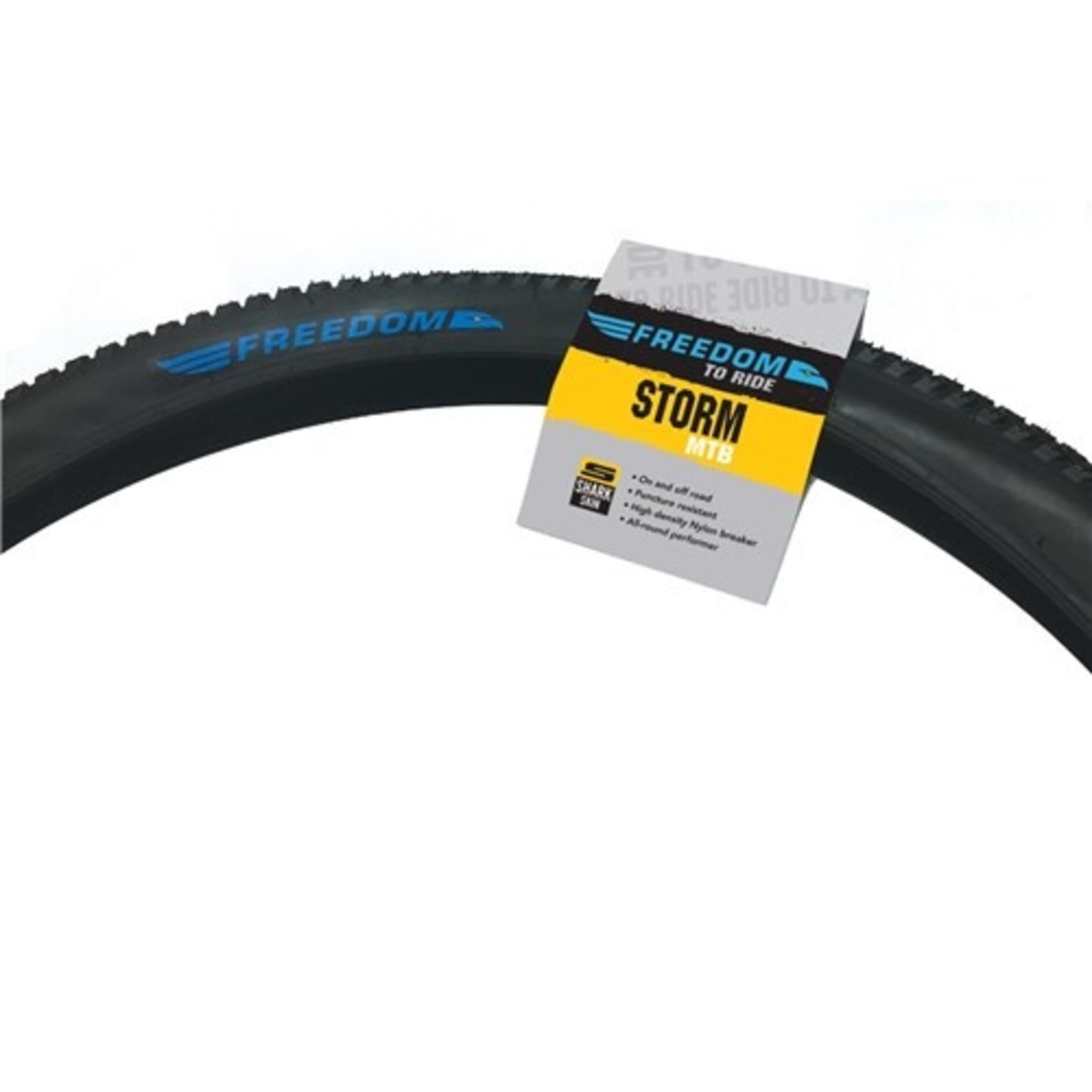 Freedom 2 X Freedom Bike Tyre - Storm - 26" X 2.25" - Wire Bead Tyre (Pair)