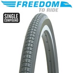 Freedom 2 X Freedom Bike Tyre - Road Block - 28" X 1-3/8" - Single Compound (Pair)