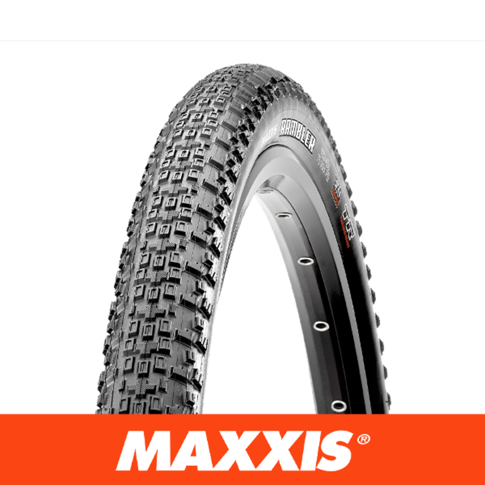 Maxxis Maxxis Rambler Bike Tyre - 27.5X1.85 (650BX47) Folding Tyre 120TPI EXo TR - Pair