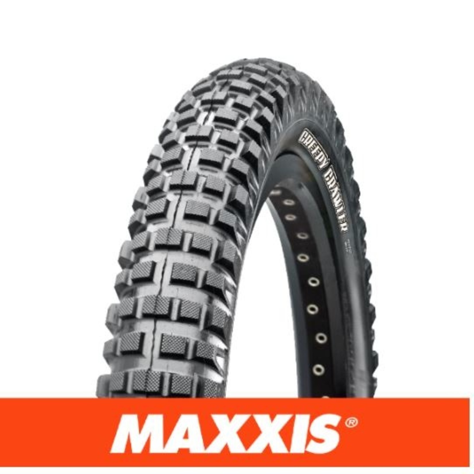 Maxxis Maxxis Creepy Crawler R Bike Tyre - 19 X 2.50 - Wire - 25 TPI - Black - Pair