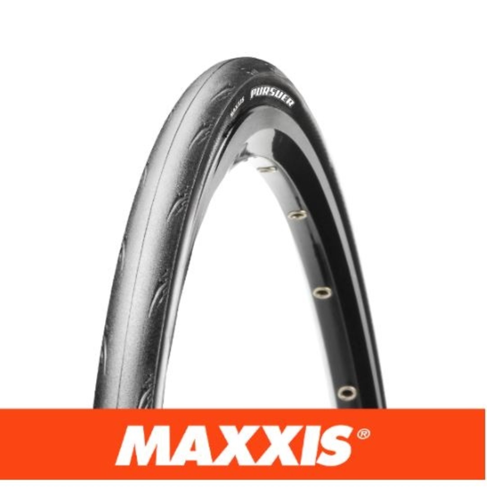 Maxxis Maxxis Pursuer Bike Tyre - 700 X 23 - Folding 60TPI Psg/Pgc - Black - Pair