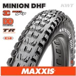 Maxxis Maxxis Minion DHF Bike Tyre - 27.5 X 2.50 - WT Folding 120TPIX2 DD 3C TR - Pair