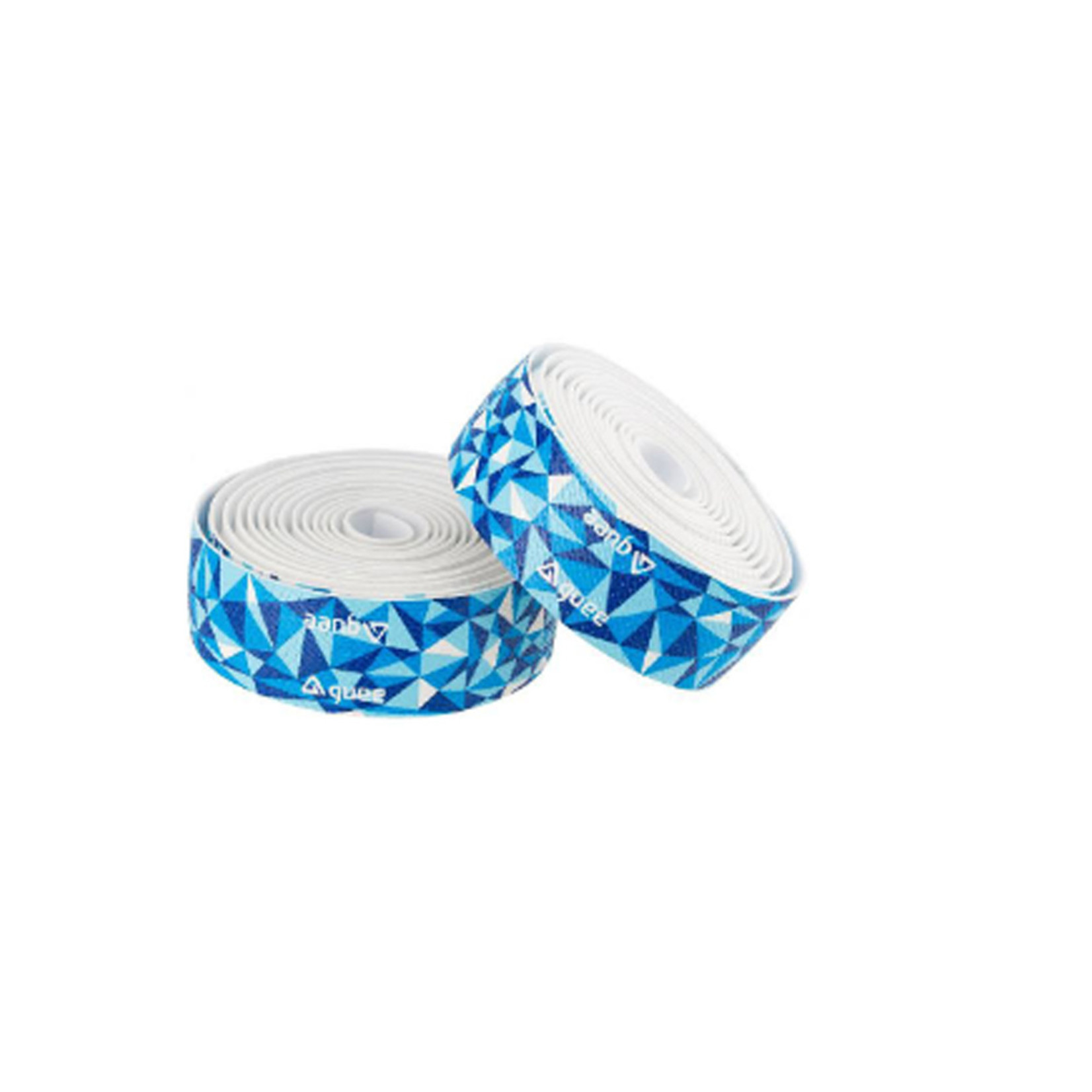 Guee Guee Bar Tape Bicycle - Silicone Geo - White/ Blue