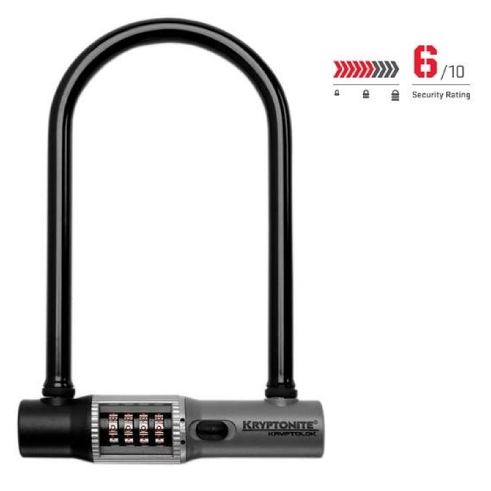 Kryptonite Kryptolok Combo STD U Lock 4 X 8 Inch With Bracket 9US St Kilda Cycles