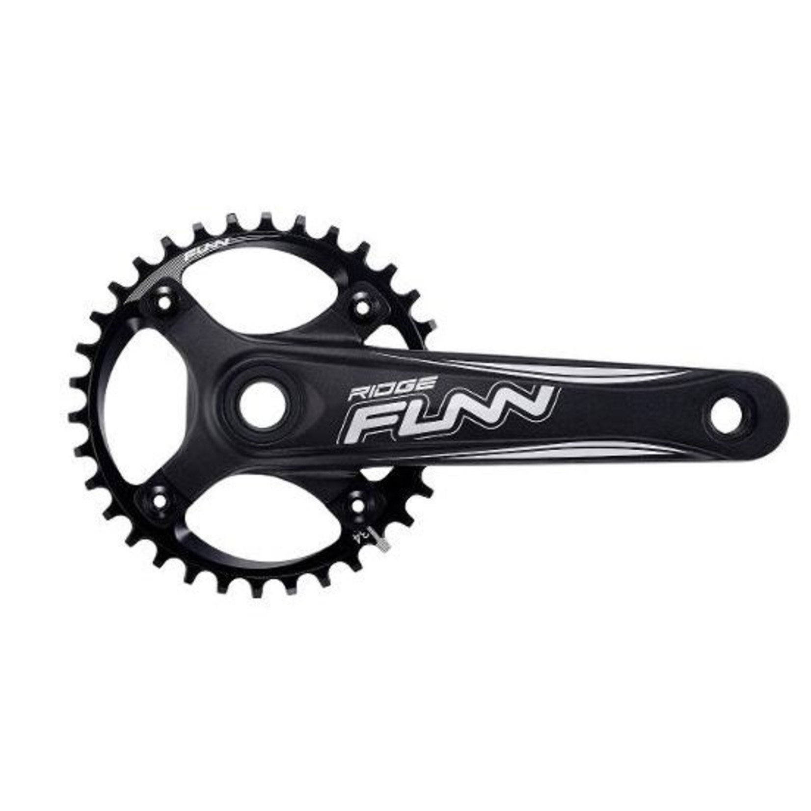 FUNN Funn Crankset - Ridge - 175mm - 34T Solo Comp Chainring 68/73mm BB 64/104mm BCD