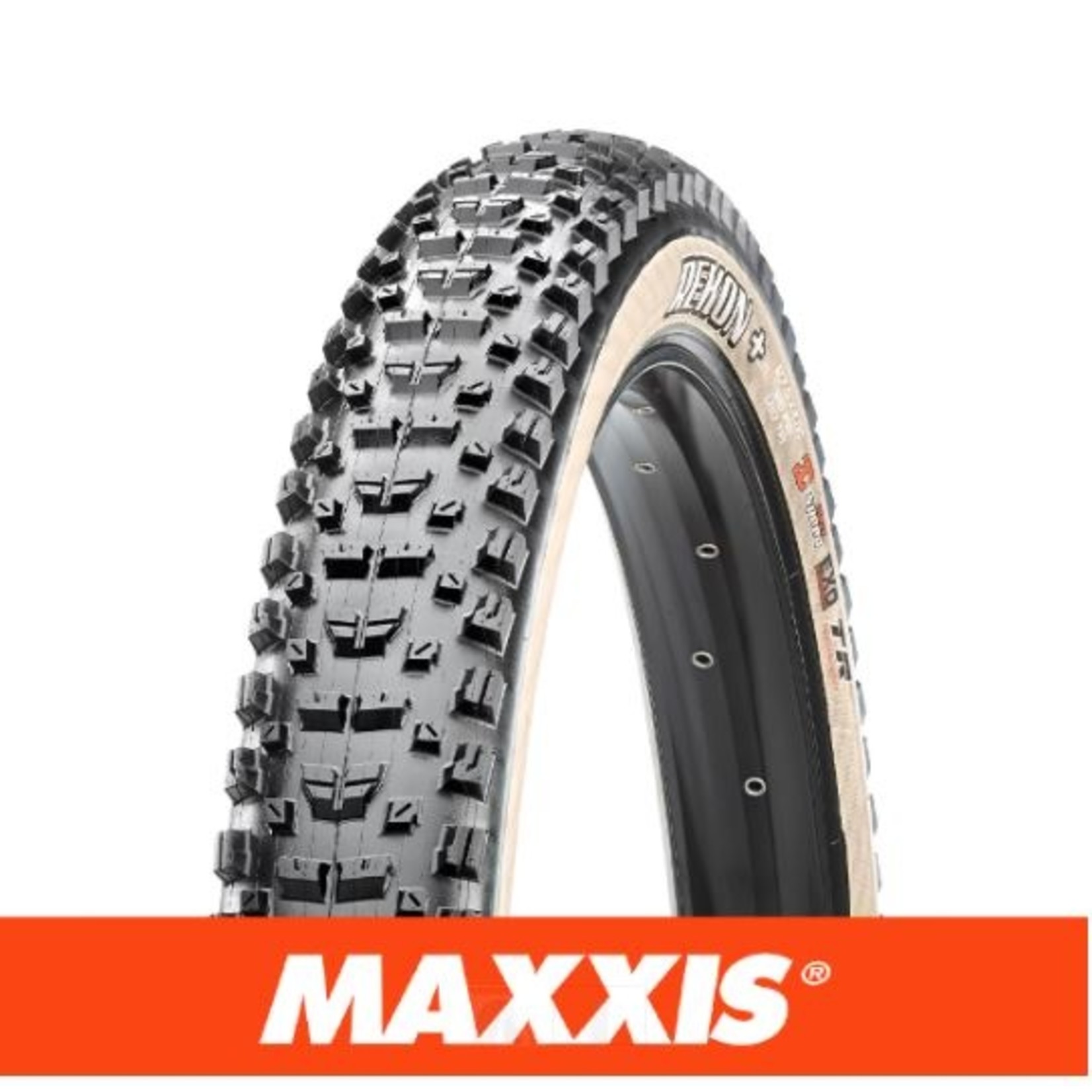 Maxxis Maxxis Rekon+ Bike Tyre - 27.5X2.80 - Folding 120TPI EXO+ 3C Maxxterra TR - Pair