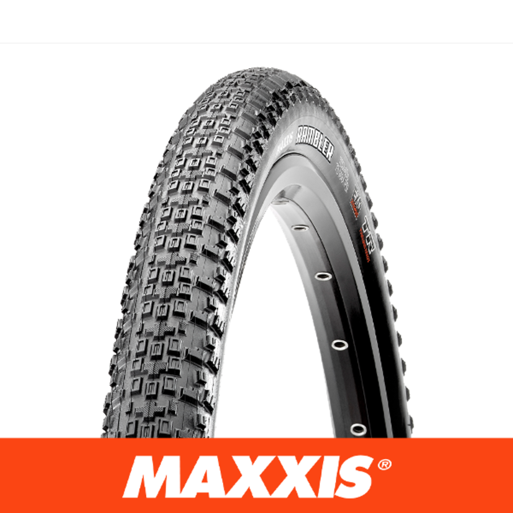 Maxxis Maxxis Rambler Bike Tyre - 700 X 40 - Folding 120Tpi Exo TR - Black