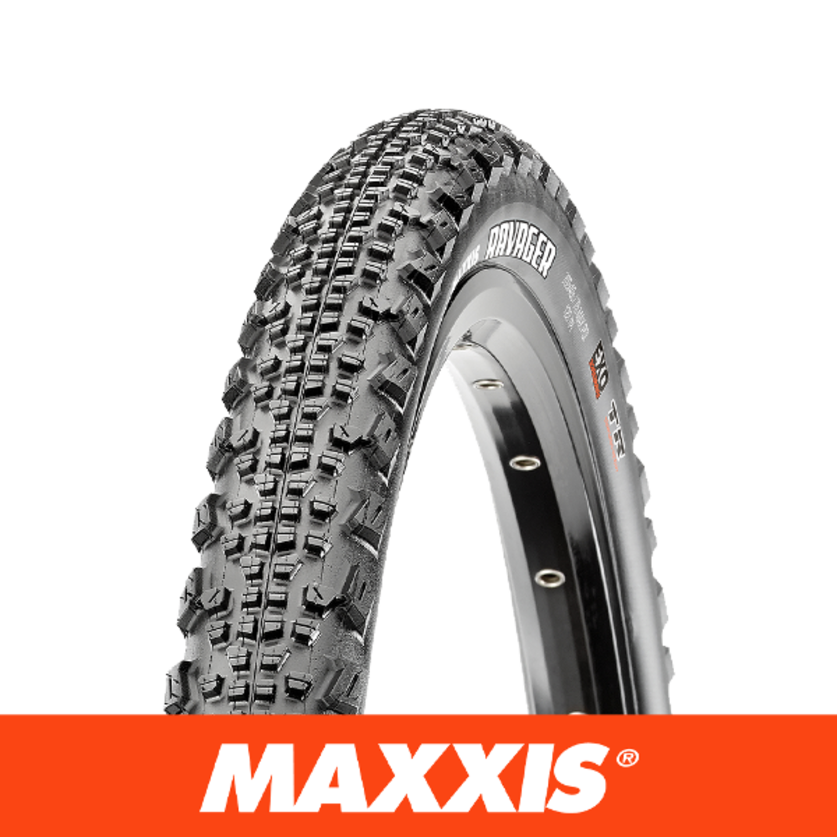 Maxxis Maxxis Ravager Bike Tyre - 700 X 40 - Folding 60Tpi Silkshield TR - Pair