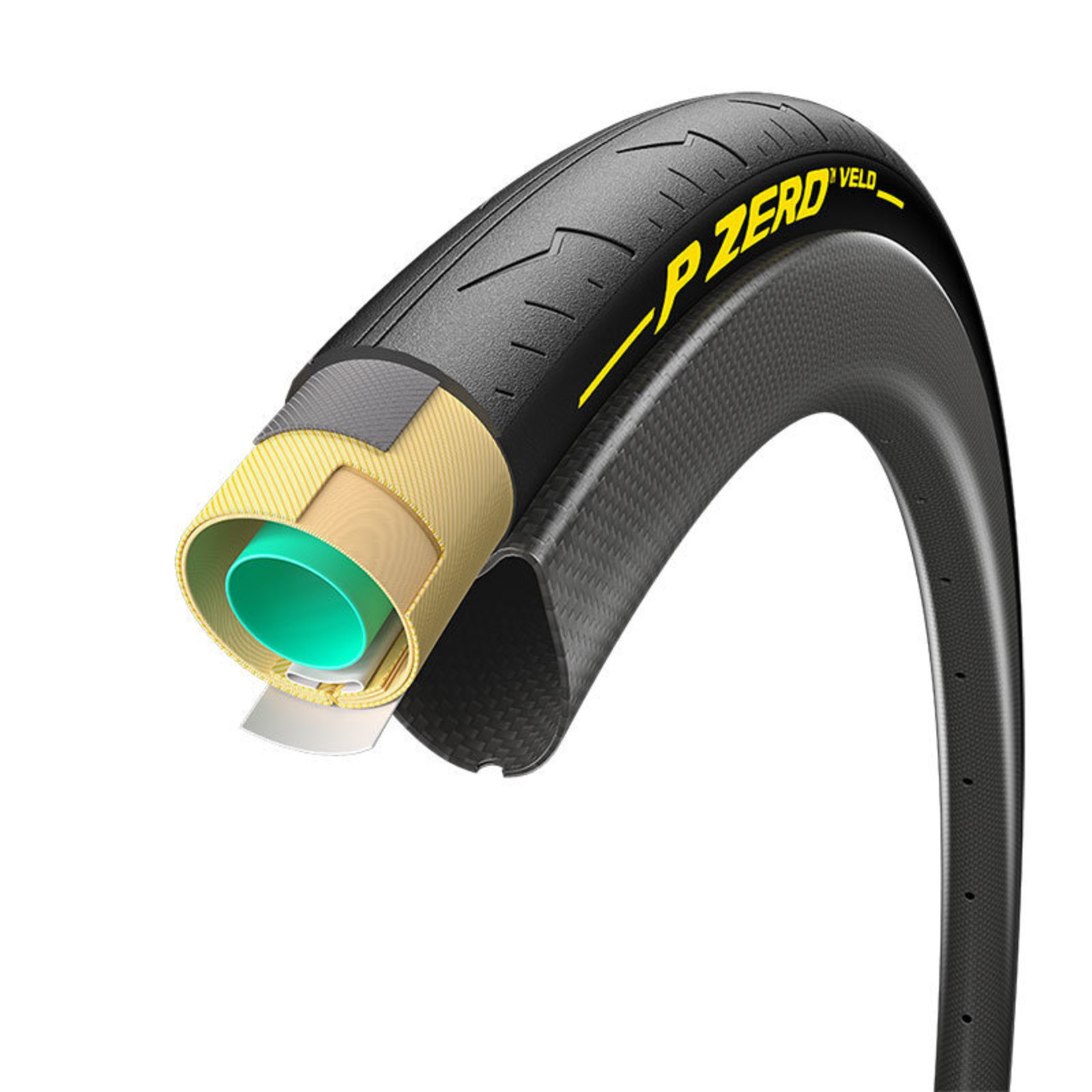 Pirelli Pirelli Pzero Velo 700 X 28C Tubular Bike Tyre -48mm RVC Valve