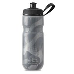 Polar Polar Bottle Water Bottle Sport Insulated 20oz Contender - Charcoal/Silver