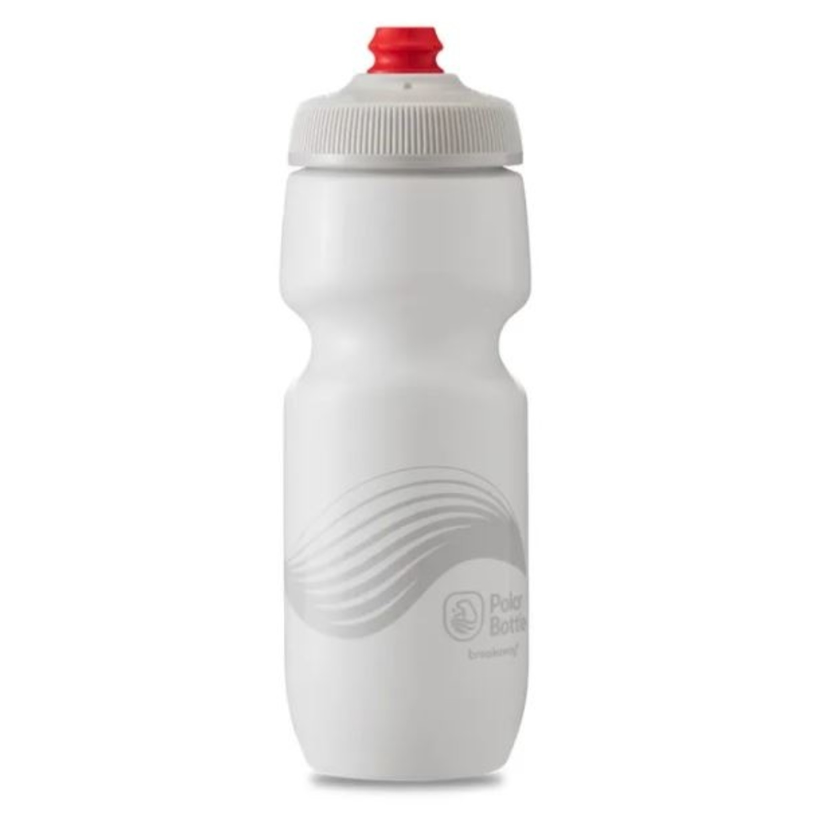Polar Polar Bottle Breakaway Wave Water Bottle 24oz - Ivory/Silver
