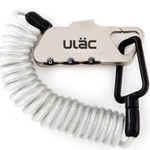ULAC ULAC Piccadilly Dilly Carabiner Cable Combo Lock - 4mm X 120cm - Silver