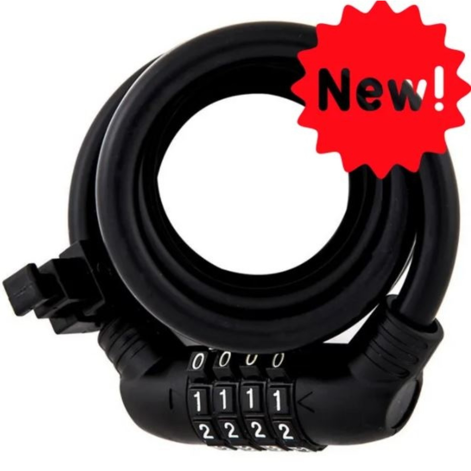 ULAC ULAC Zen Master Cable Combination Lock - 10mm X 150cm Bike Lock - Black