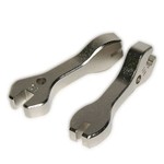 Bicycle Peddler FAT SPANNER Spoke Key & Holder Bike Tool