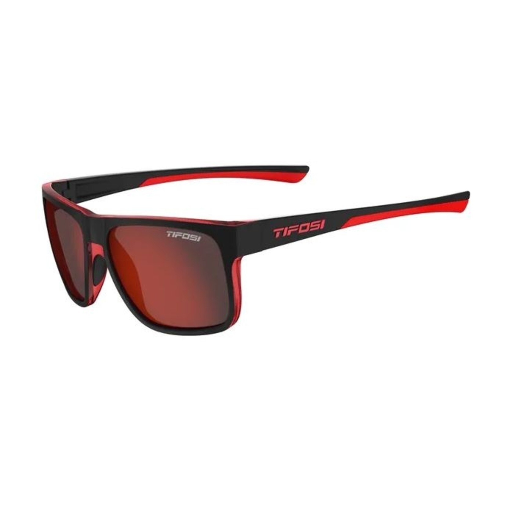 Tifosi Tifosi Cycling Sunglasses - Swick - Smoke Red Lens - Satin Black/Crimson