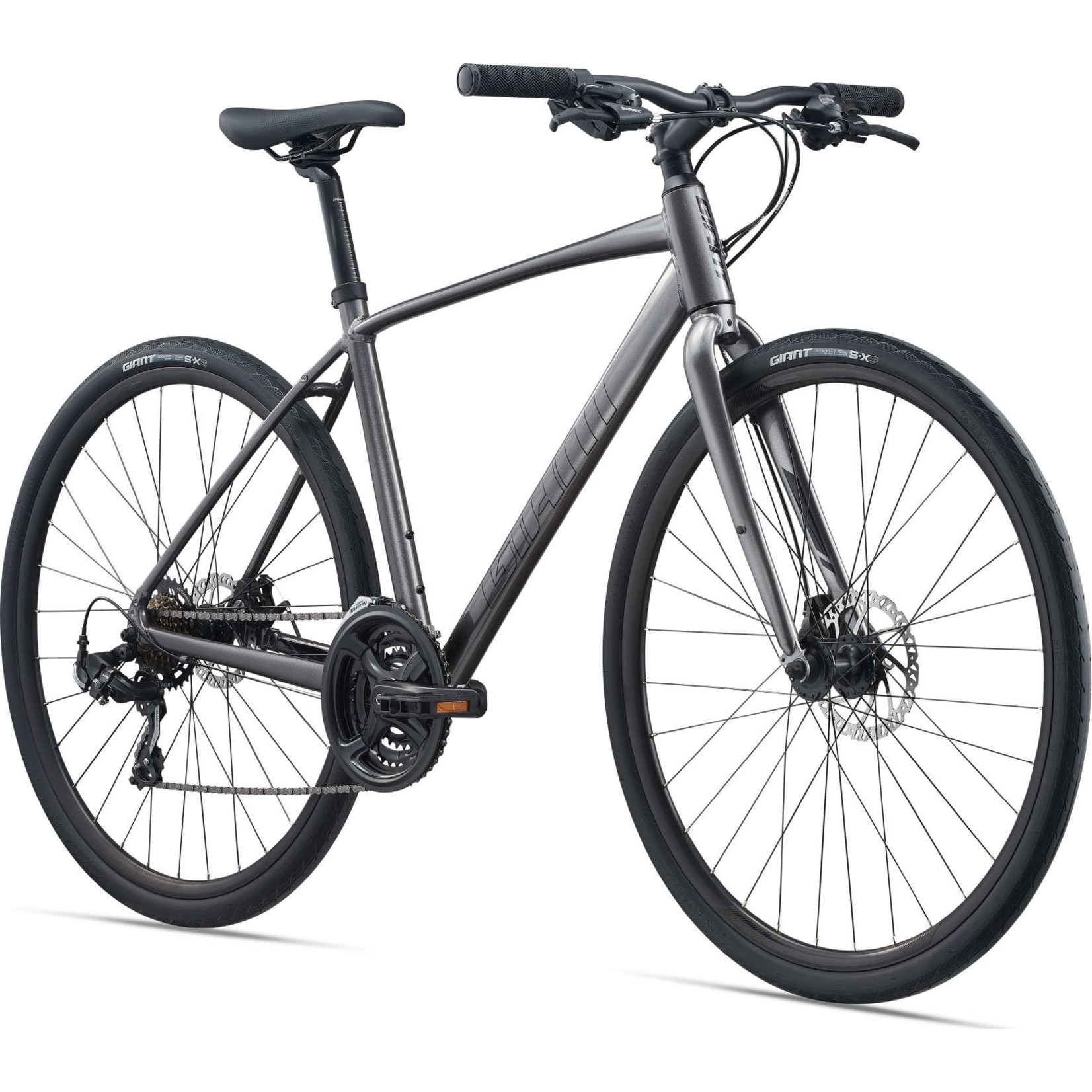 Giant Giant 2022 Bike Cross City Disc 3 Metallic Black - Small