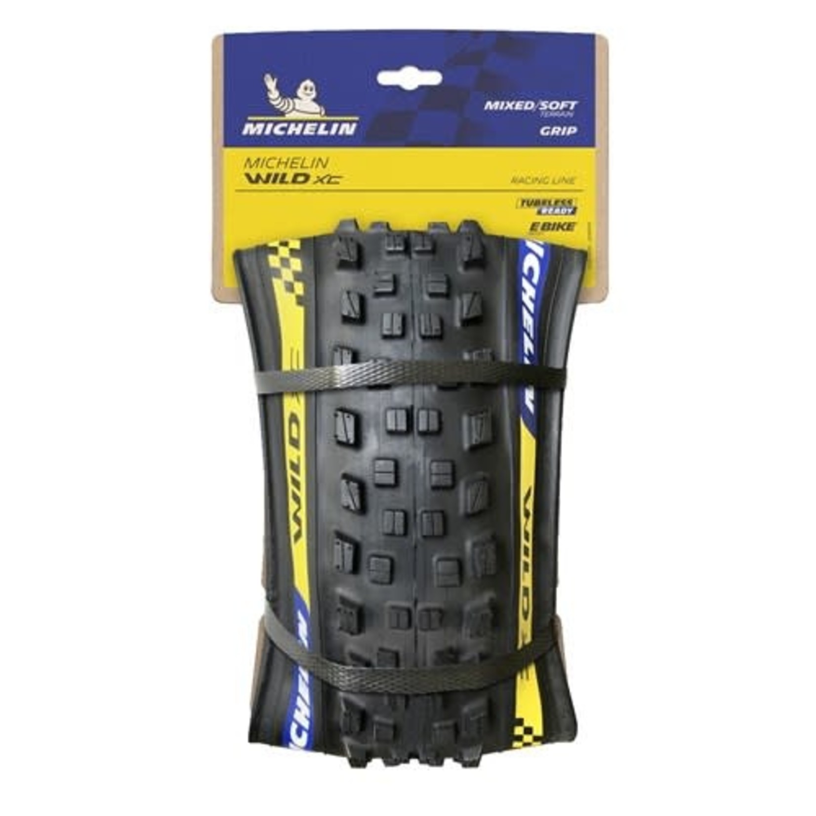 Michelin Michelin Bike Tyre - Wild XC 29"X2.25" Racing - Foldable Bicycle Tyre