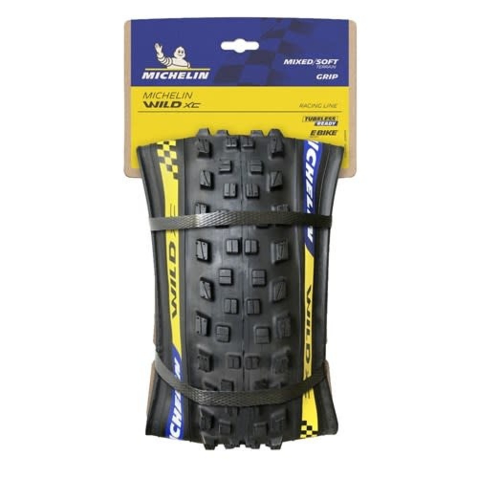 Michelin Michelin Bike Tyre - Wild XC 29"X2.35" Racing - Foldable Bicycle Tyre - Pair