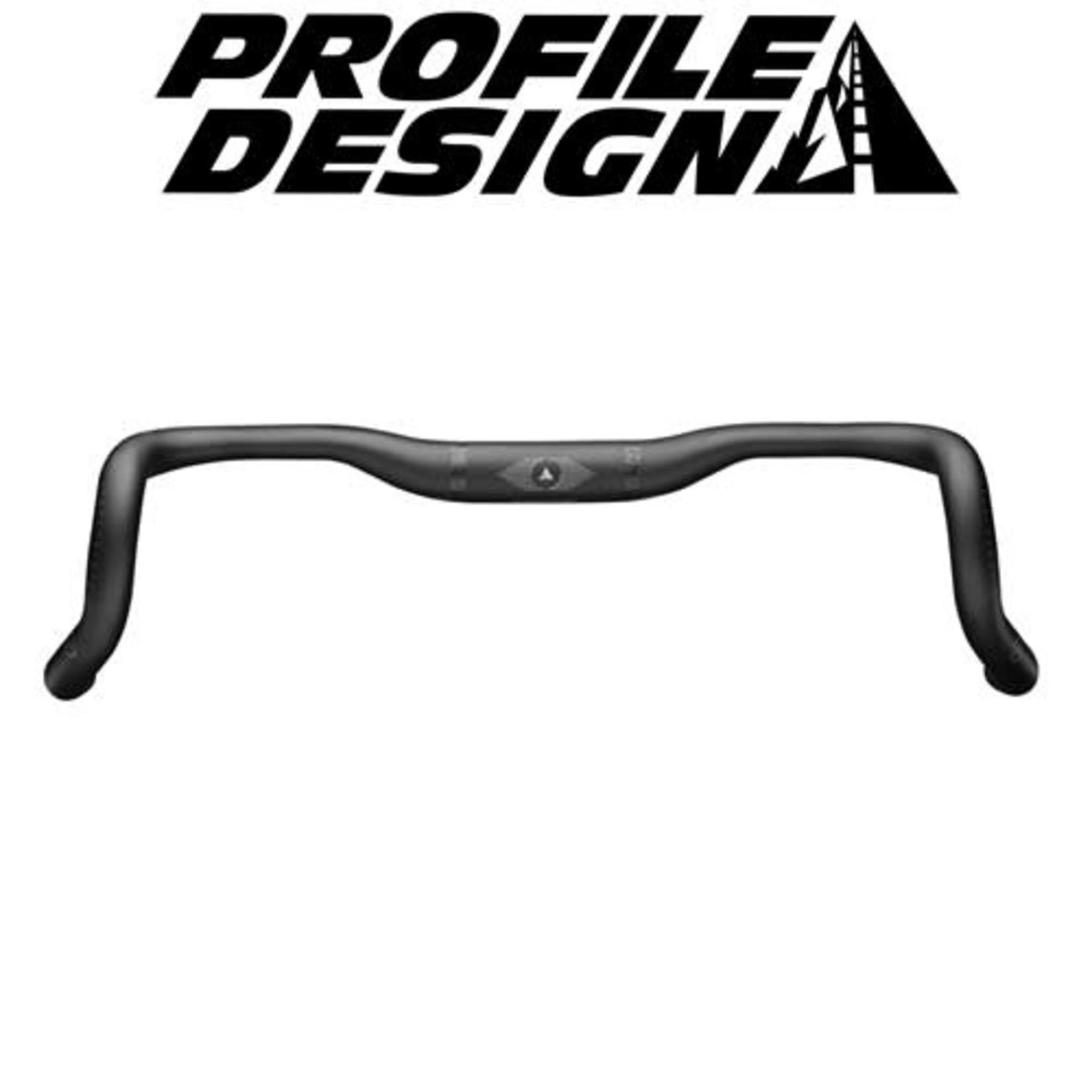 profile design Profile Design DRV/GMR Drop Bar 105 40cm 6061-T6 Aluminium - Black
