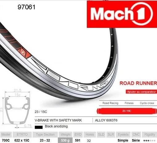 Etrto 622 x 15c top