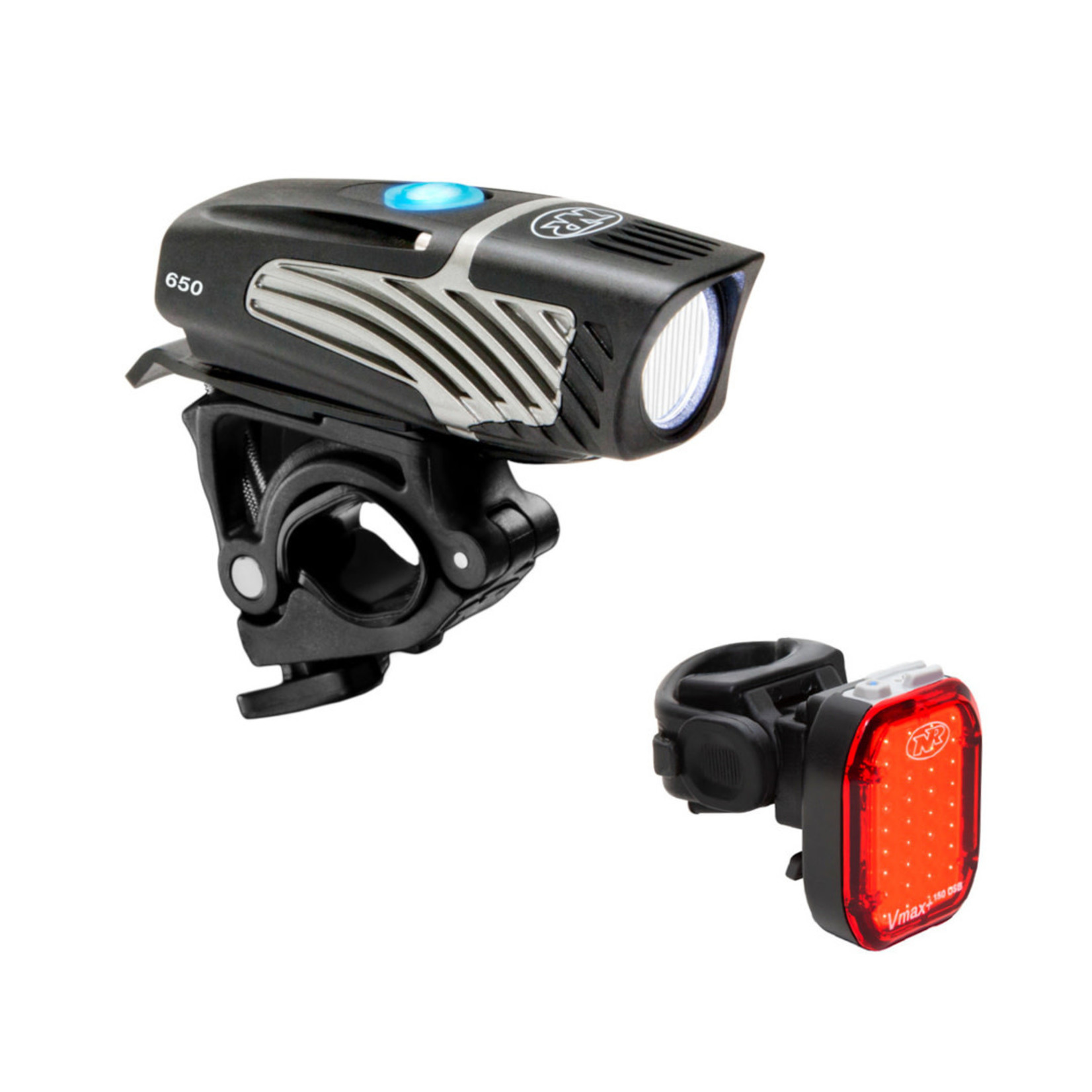 Niterider NiteRider Lumina Micro 650 Lumens / VMAX 150+ USB Combo Bike Light Set