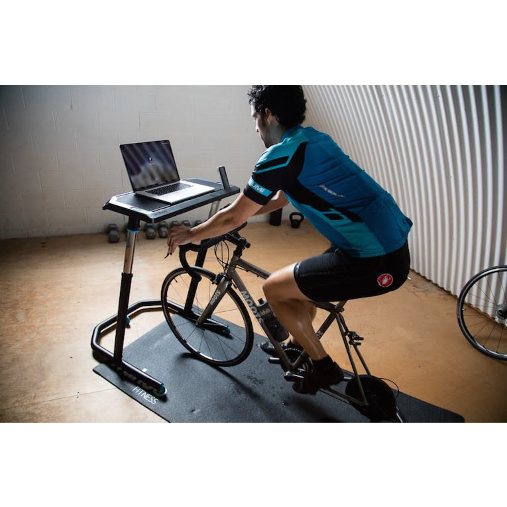 Wahoo Wahoo KICKR Fully Adjustable Wheels For Easy Movement Steel Frame Fitness Desk