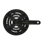 Suntour SR Suntour Chainwheel Set - 170mm X 48T/38T/28T 3 X 7/8 Speed - Black