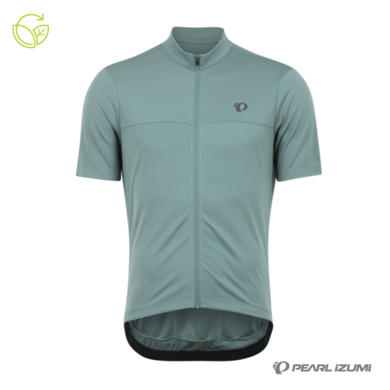 Pearl Izumi Pearl Izumi Quest Short Sleeve Jersey- Pale Pine Made From 50% Recycled Material