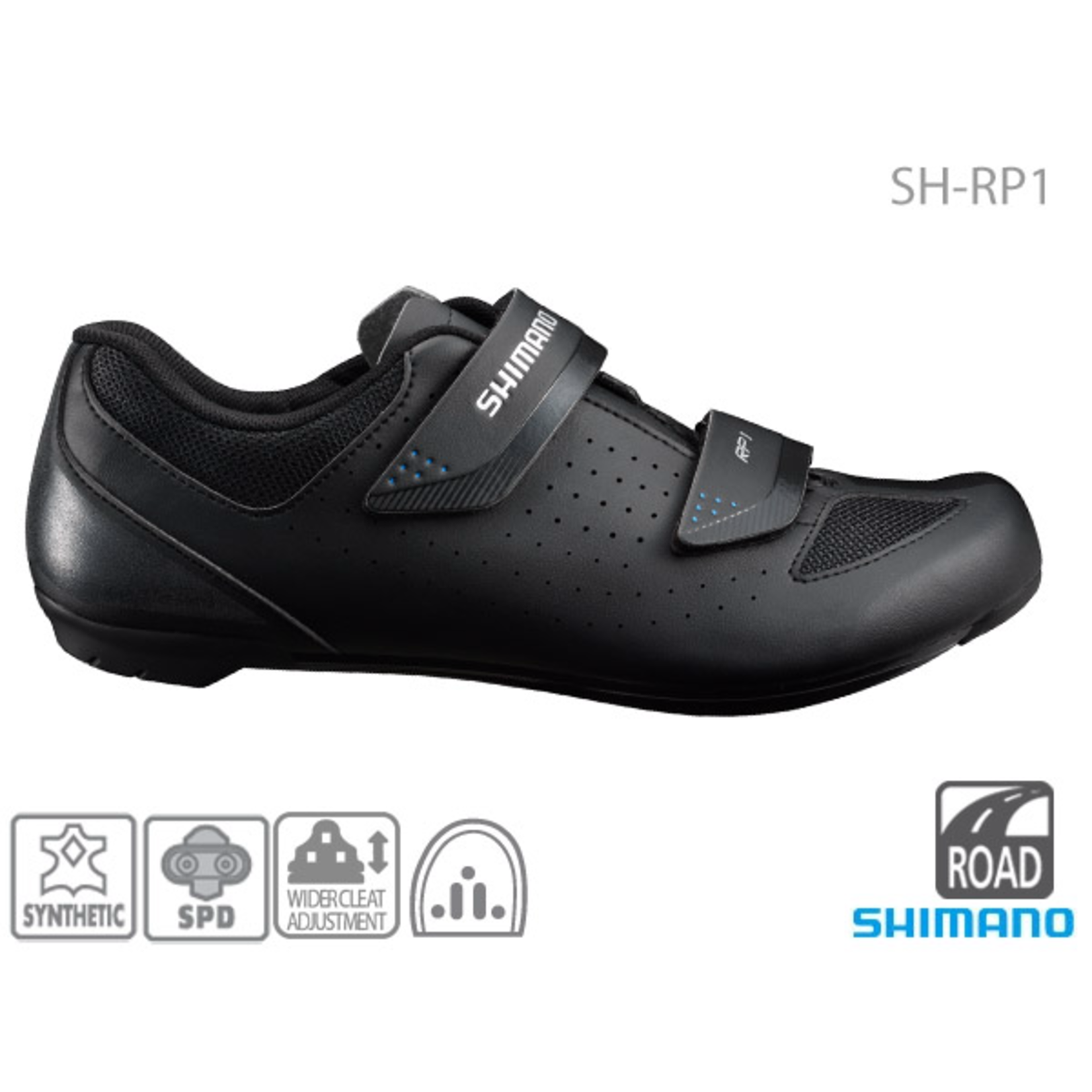 Shimano Shimano SH-RP100 Indoor Cycling Road Lightweight Shoes - Black C