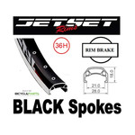 Bicycle Parts Wholesale BPW Bike/Cycling Wheel Rim Front - 26" Jetset CH-E213 36H - Joytech Hub - Black