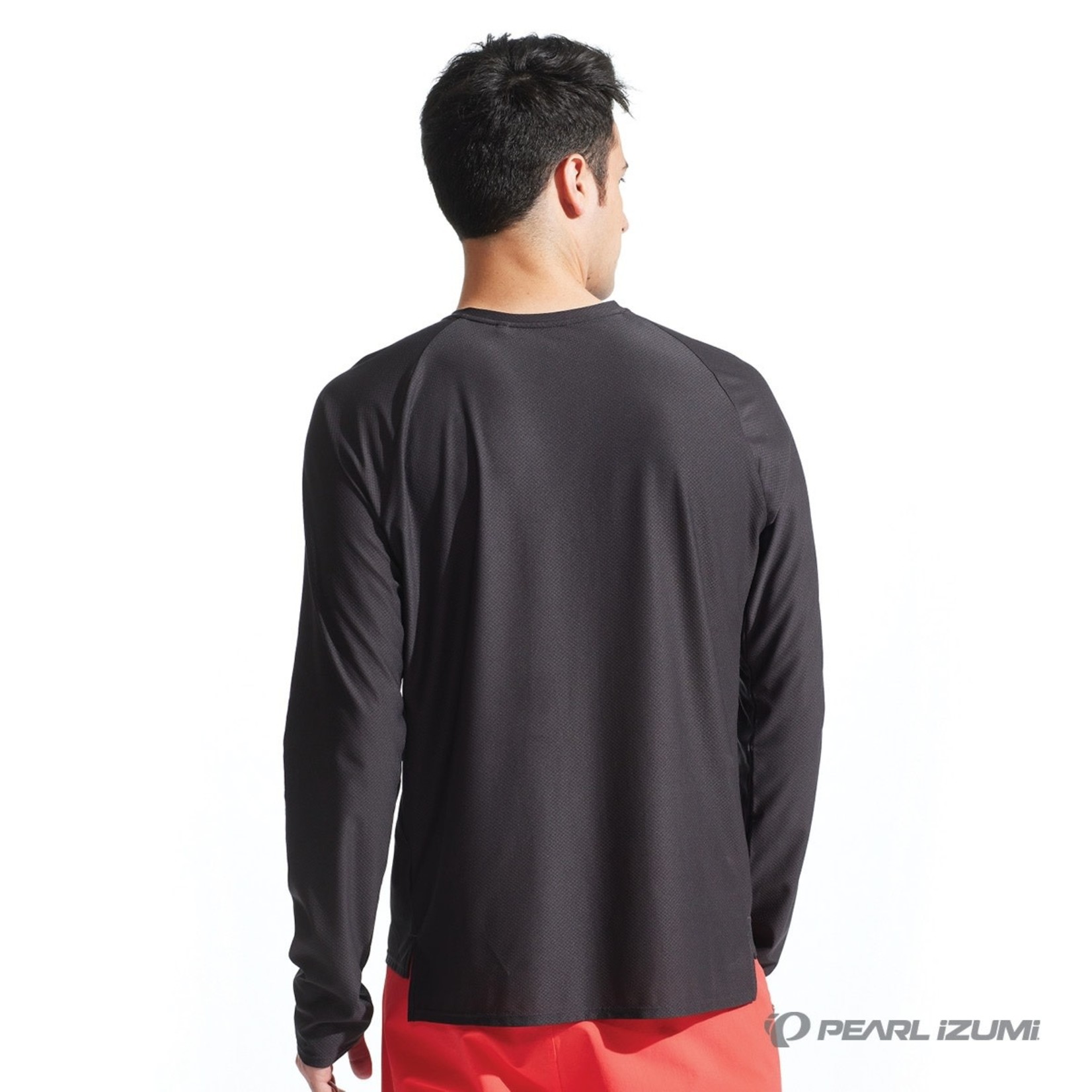 Pearl Izumi Pearl Izumi Elevate Long Sleeve Jersey - Phantom 100% Recycled Polyester Mesh