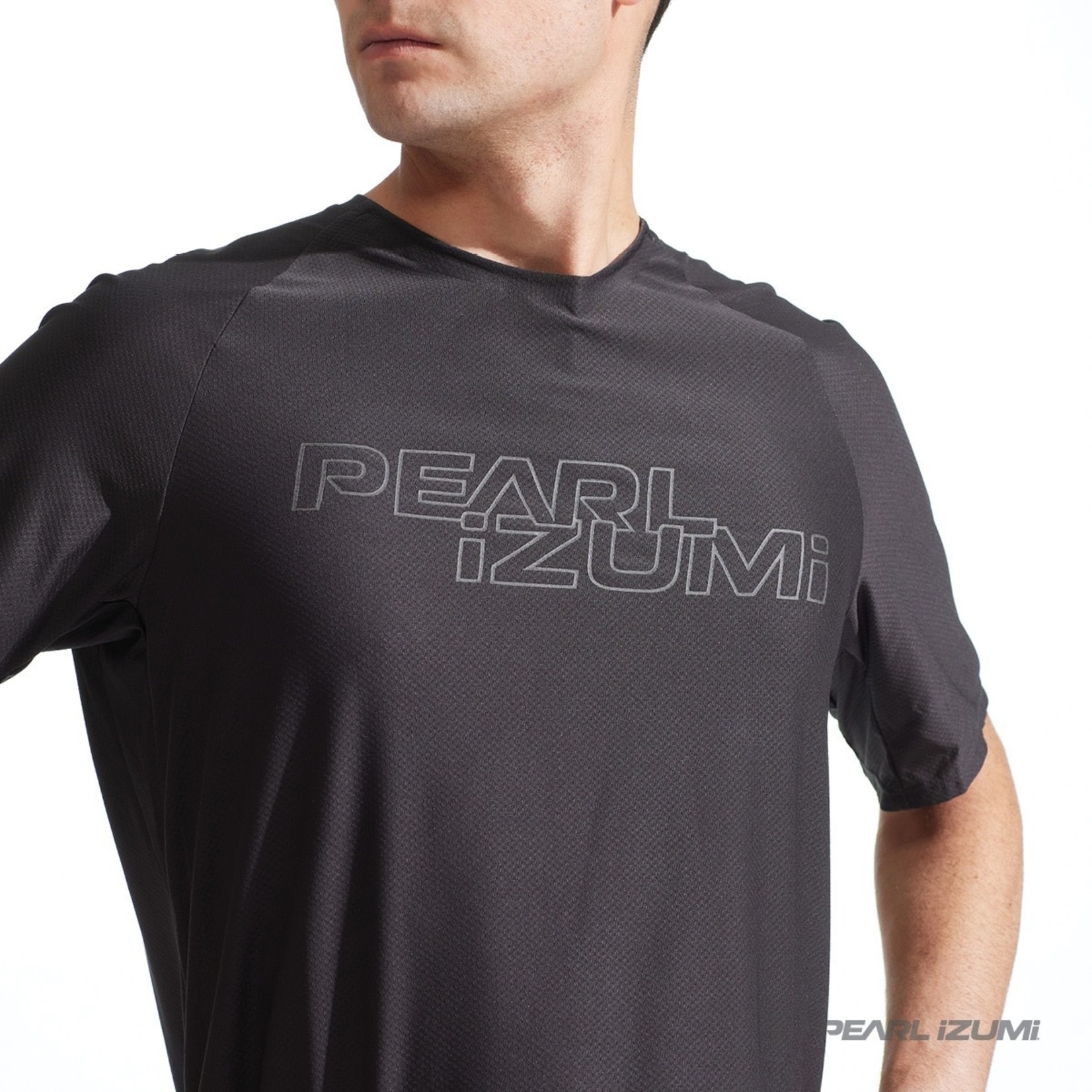 Pearl Izumi Pearl Izumi Elevate Jersey - Phantom 100% Recycled Polyester Mesh Fabric