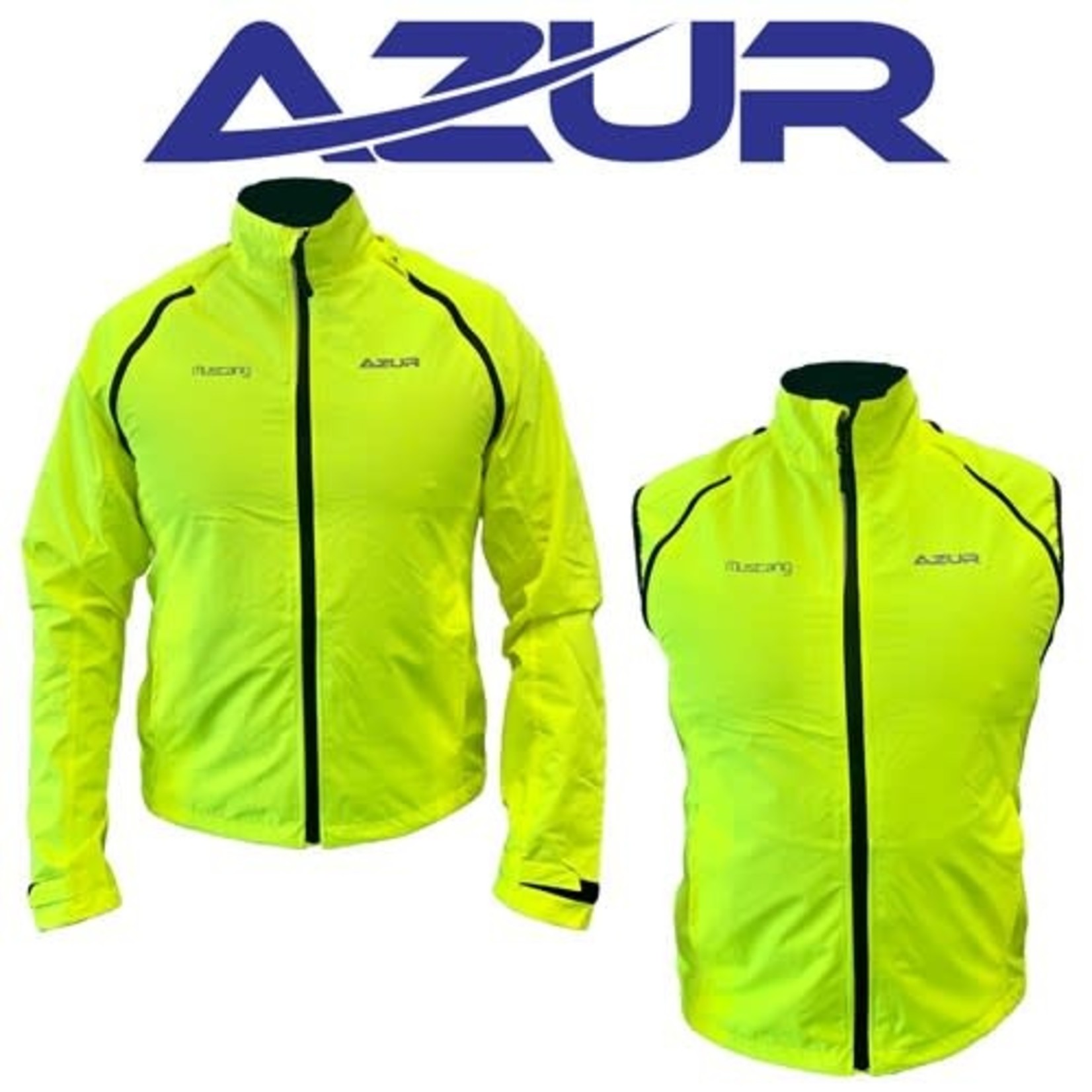 Azur Azur Bike/Cycling Mustang Windproof Jacket-Vest Water Resistant