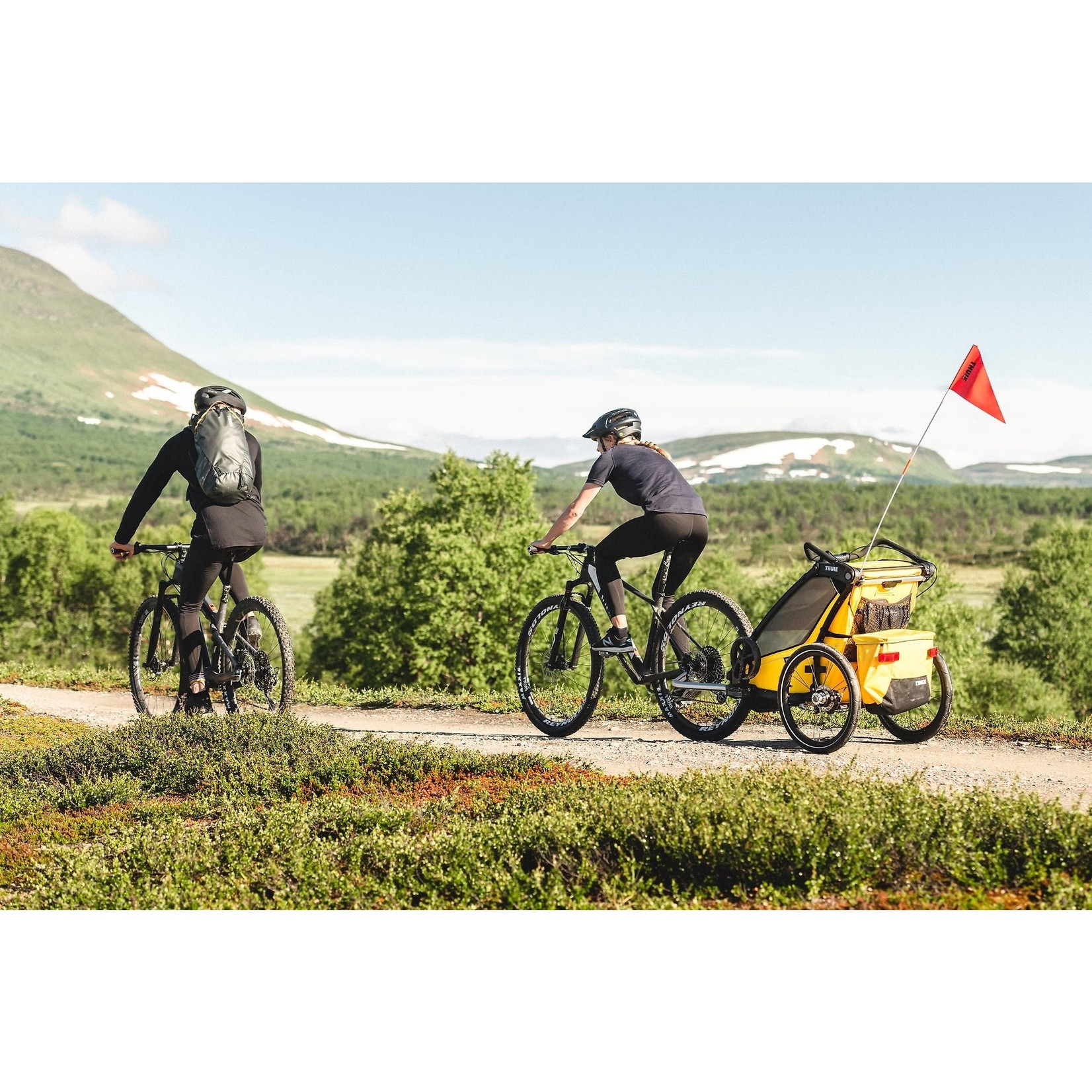 Thule Thule Chariot Sport 2-Seat Multisport Bike Trailer 10201024AU - Spectra Yellow