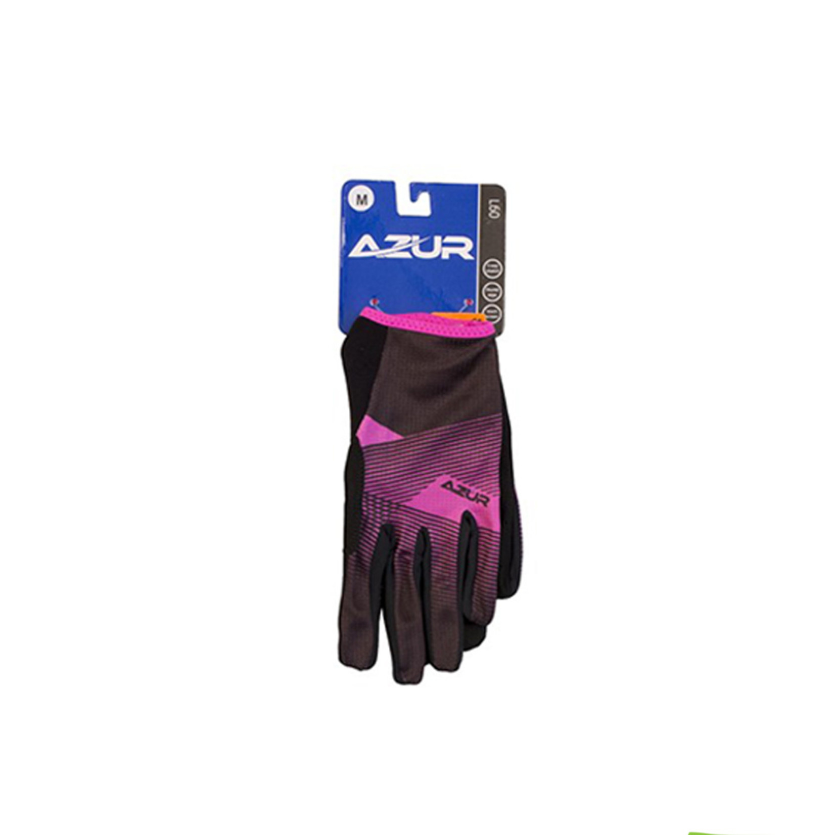 Azur Azur Bike/Cycling Lightweight Glove - L60 Series - Breathable - Pink - X-Large