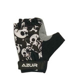 Azur Azur Bike/Cycling Padded Palms Gloves - K10 Series - Boys - Skulls - Size 6