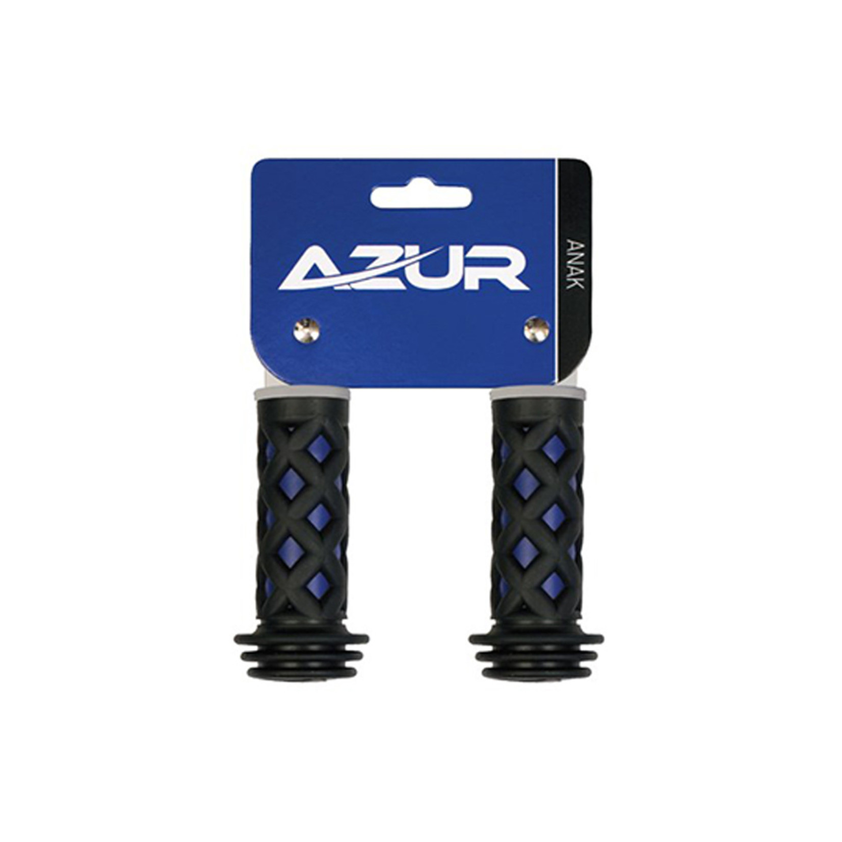 Azur Azur Bike/Cycling Handlebar Grip - Anak Grip - 85mm - Black/Blue