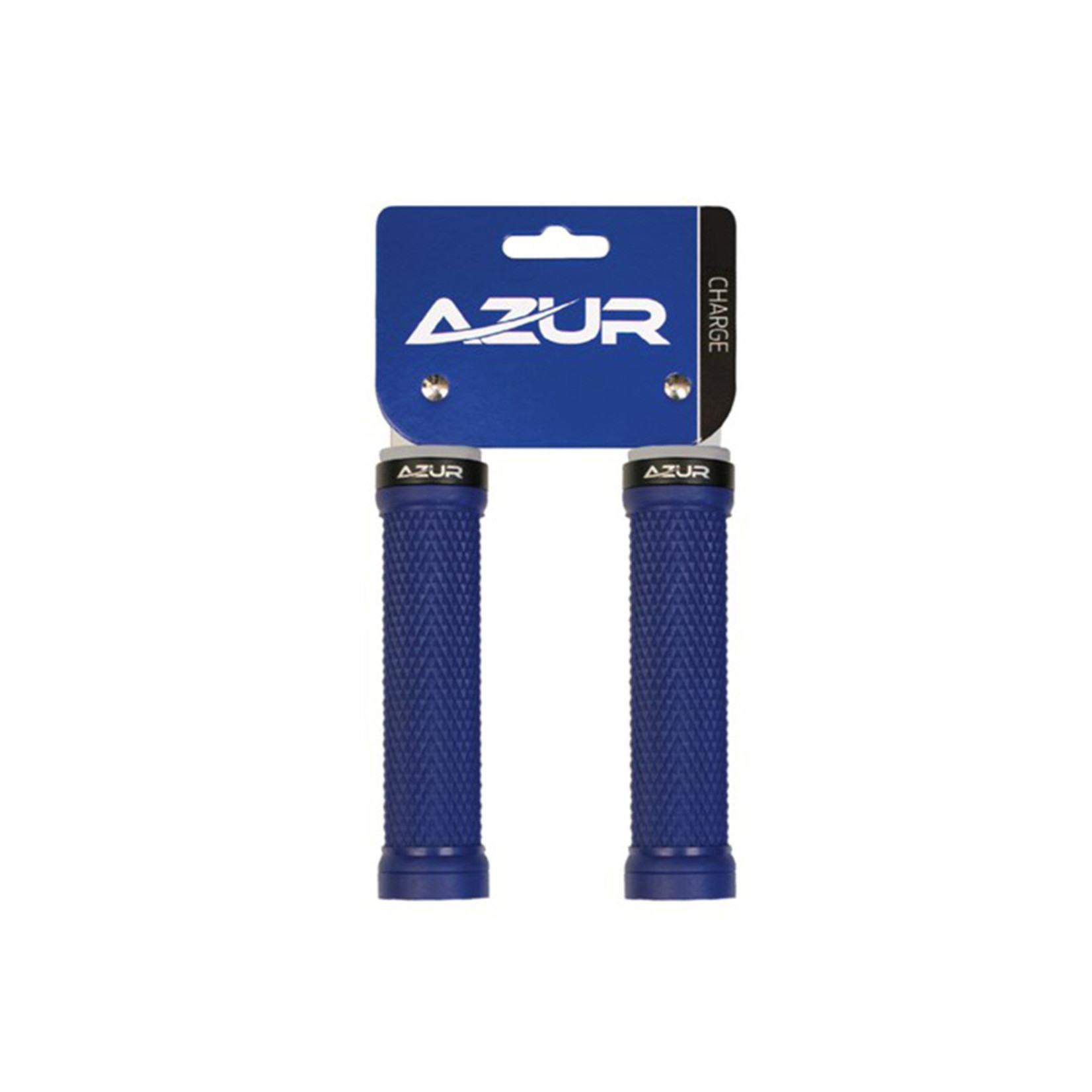 Azur Azur Bike/Cycling Handlebar Grip - Charge 130mm - Blue/Black
