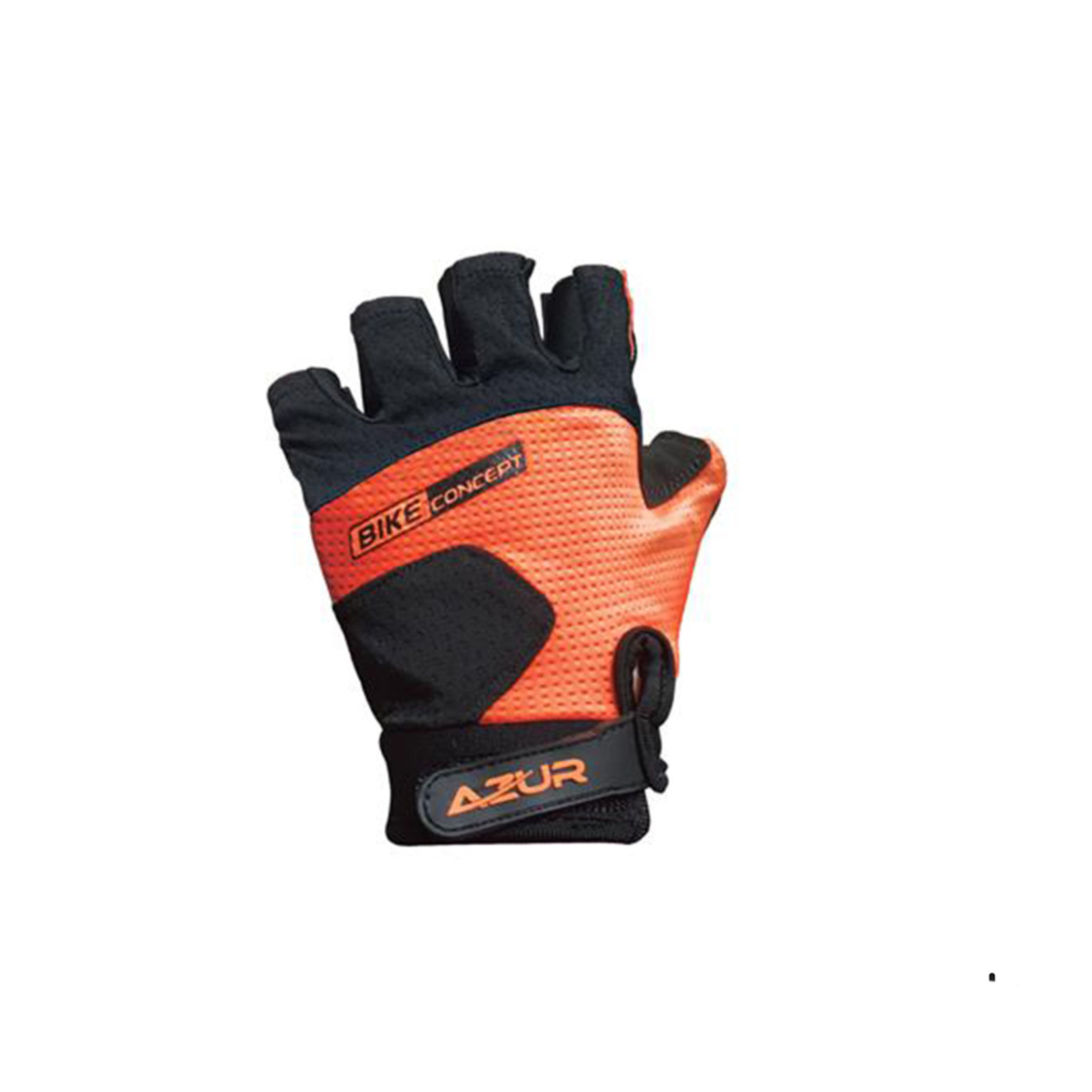 Azur Azur Bike/Cycling Gloves - K6 Series - Gel Padded Palm - Orange - Size 4