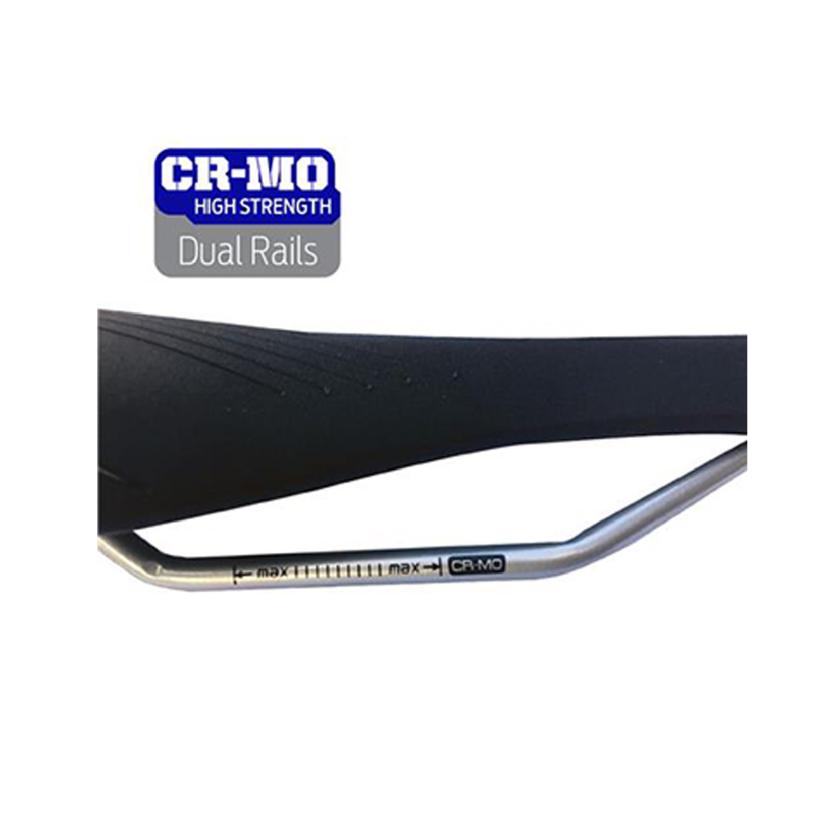 Azur Azur Bike/Cycling Saddle - Pro Range Seat - Size 135X275mm - Alpha CrMo