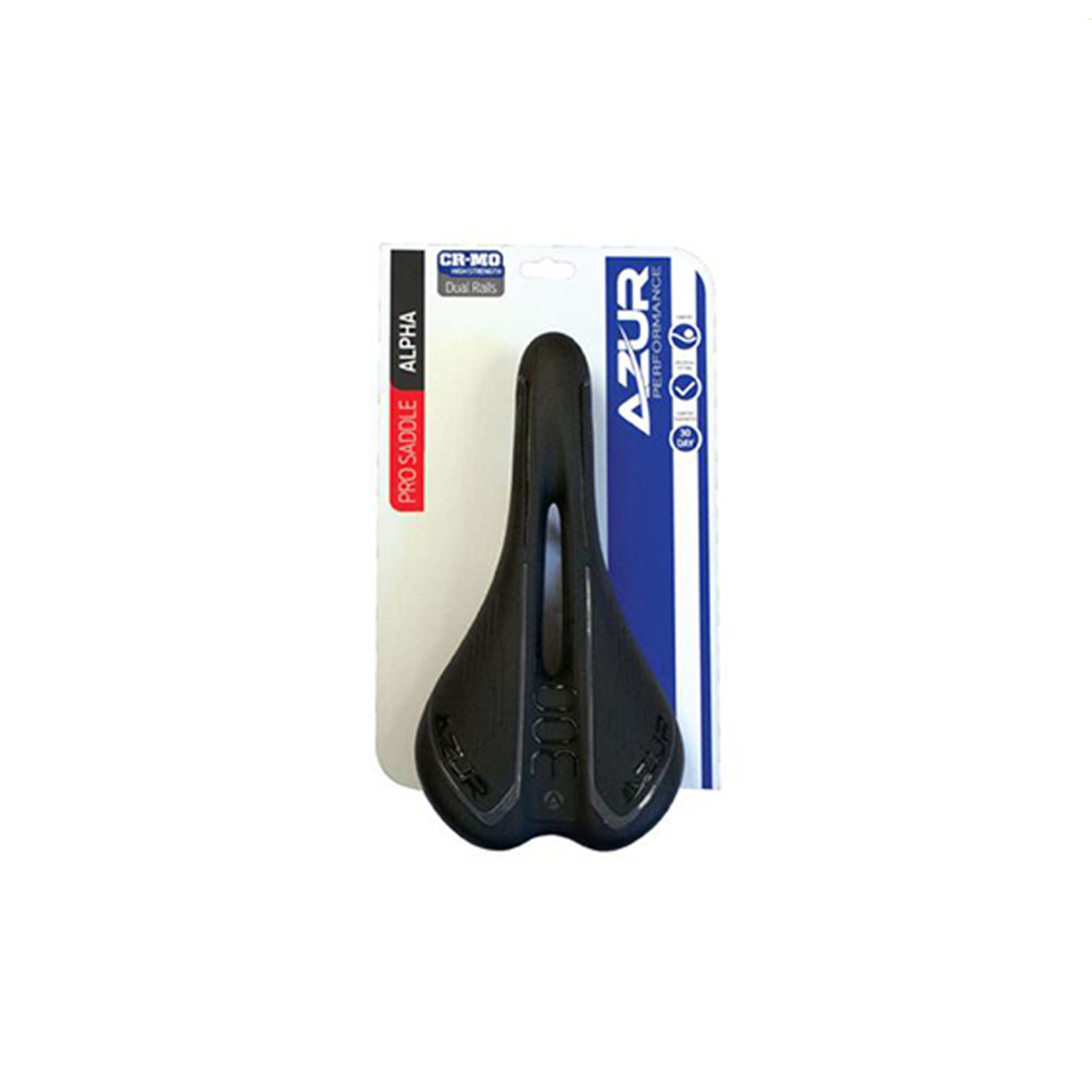 Azur Azur Bike/Cycling Saddle - Pro Range Seat - Size 135X275mm - Alpha CrMo