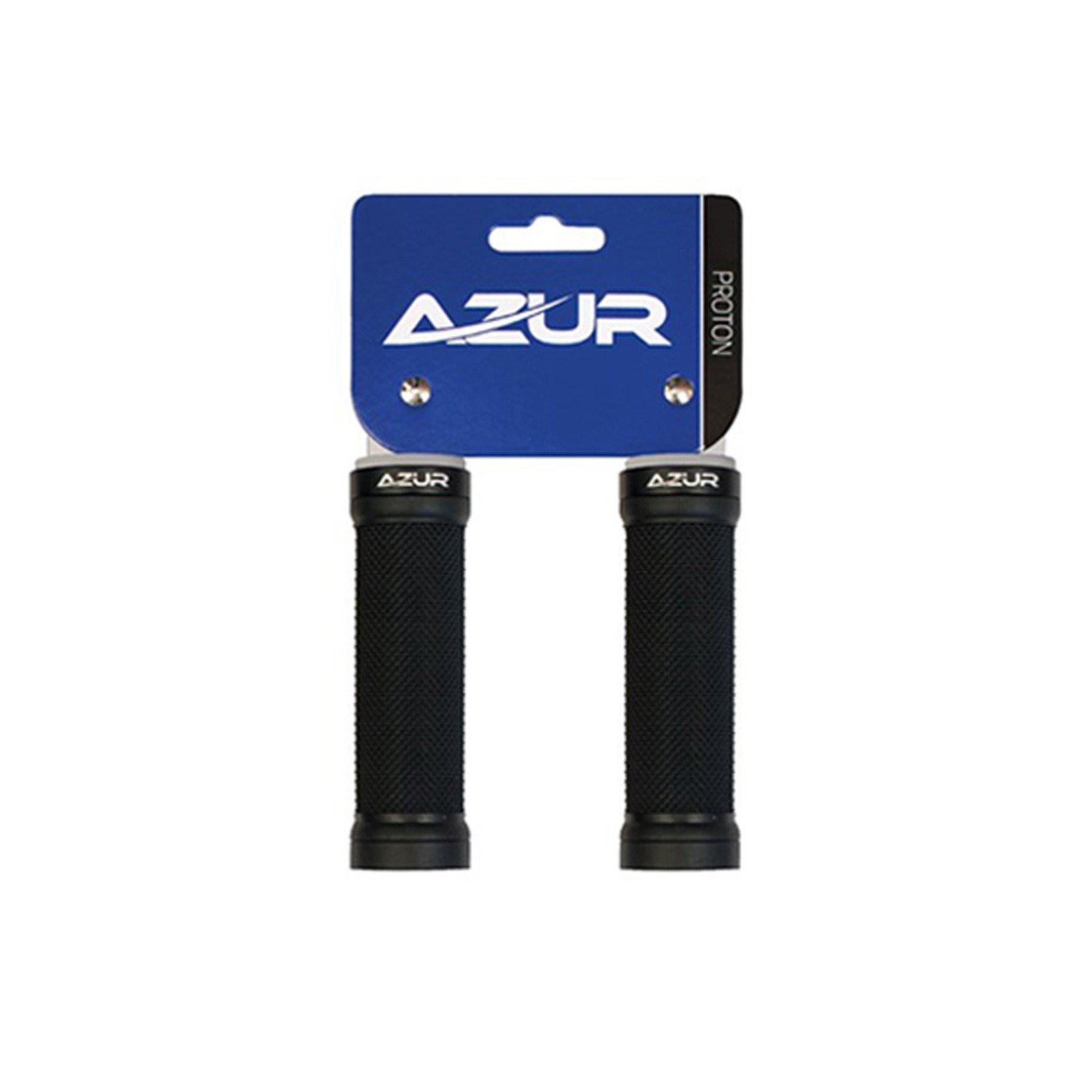 Azur Azur Bike/Cycling Handlebar Grip - Proton Grip - 110mm - Black/Black