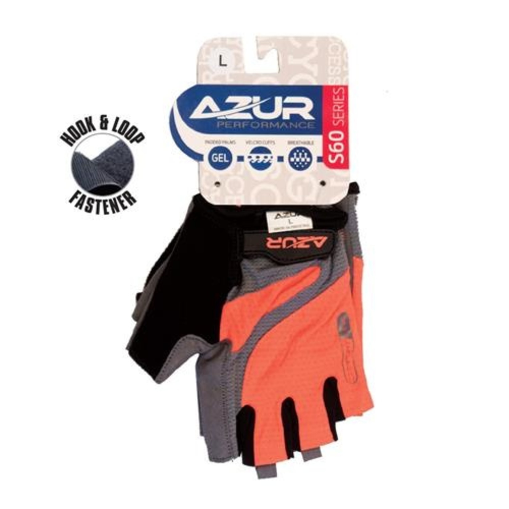 Azur Azur Bike/Cycling Glove - Synthetic Plam - S60 Series - Peach - X-Small