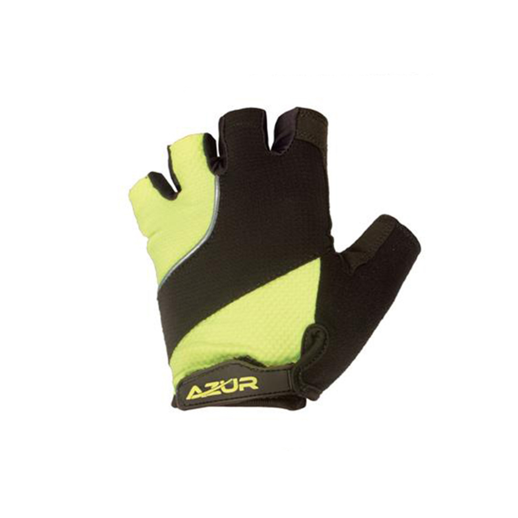 Azur Azur Bike/Cycling Glove - S6 Series - Synthetic Palm - Yellow - X-Small