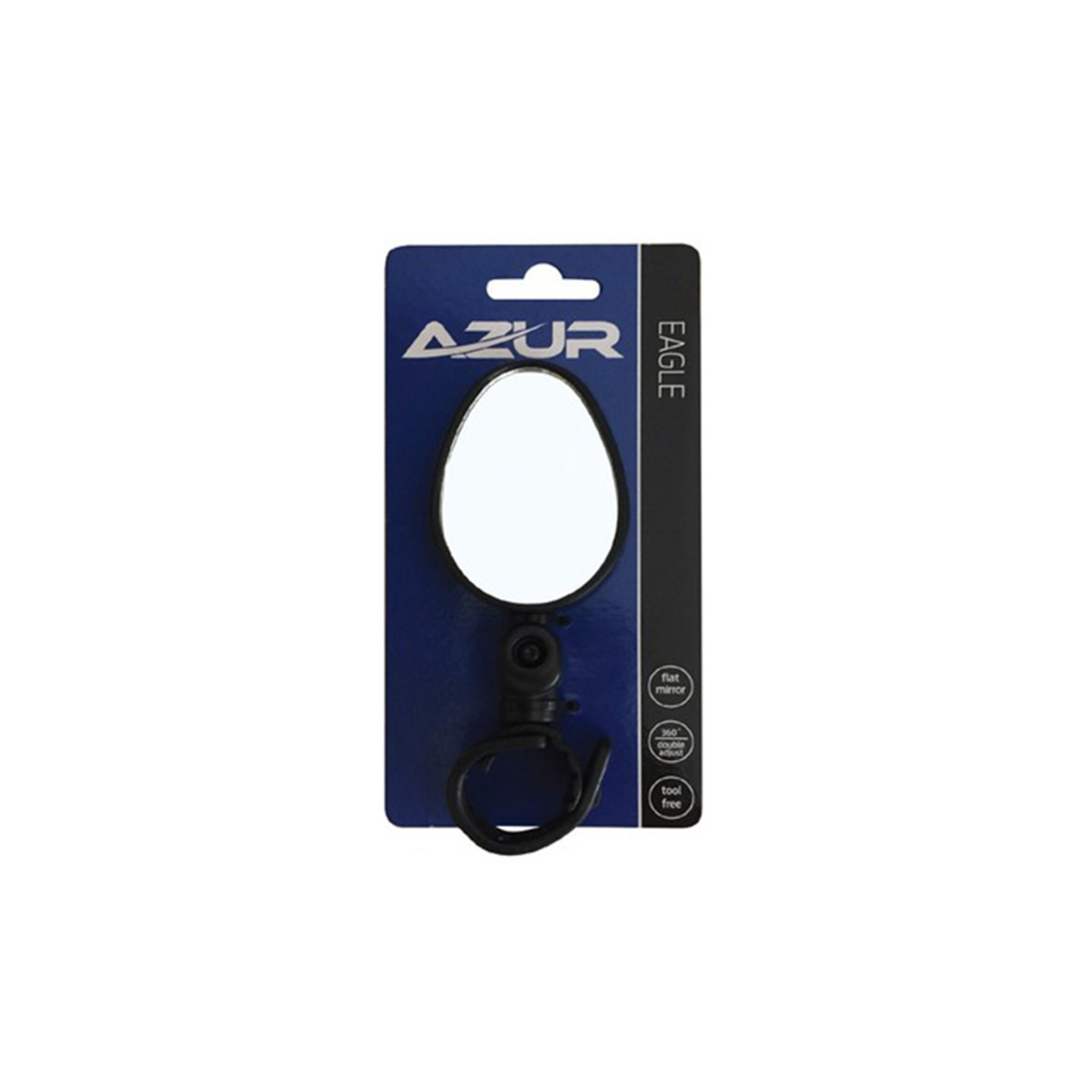Azur Azur AMEAGLE Bike/Cycling Mirror - Eagle Flat Mirror Size - 66mm X 44mm