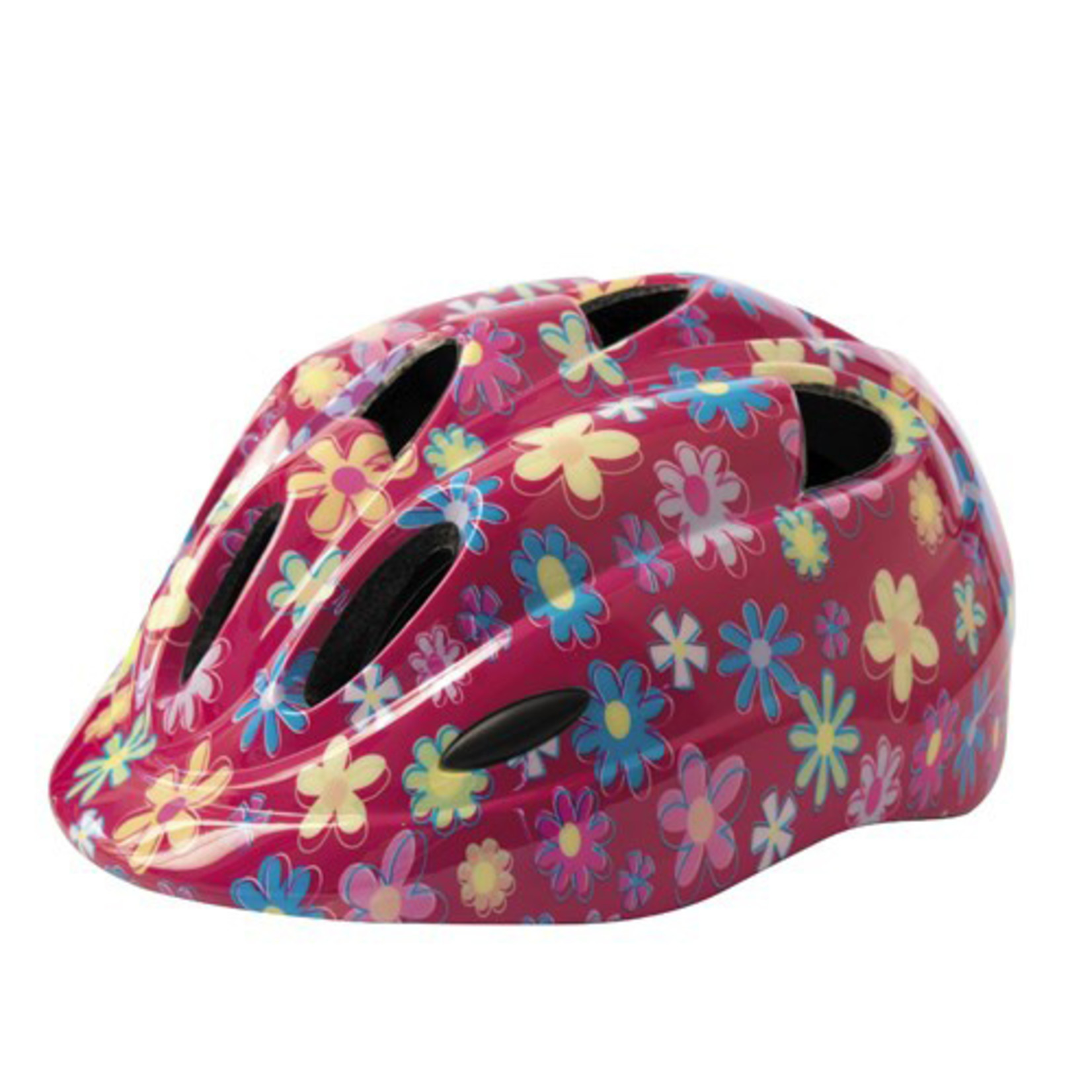 Azur Azur Bike Helmet - J36 Series Dual In-Mould Shell - Flowers - 50-54cm Small