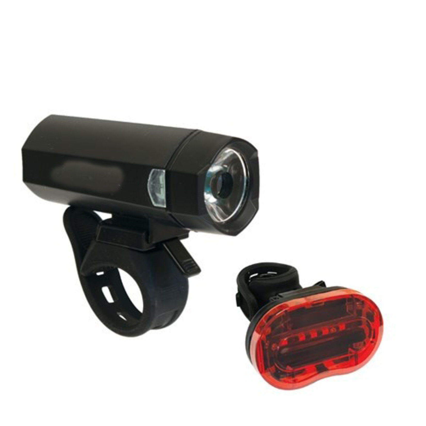 Azur Azur Bike/Cycling Light Set - Battery Blaze 40/25 Lumens - Front and Rear Light