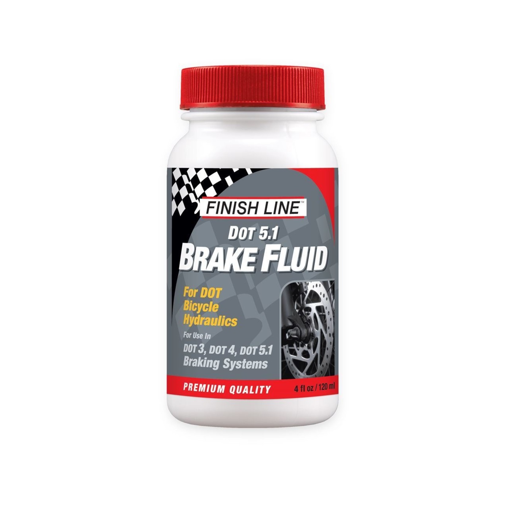 Finish Line Finish Line BD0040101 Bicycle Hydraulic Disc Brakes Fluid DOT 4Oz