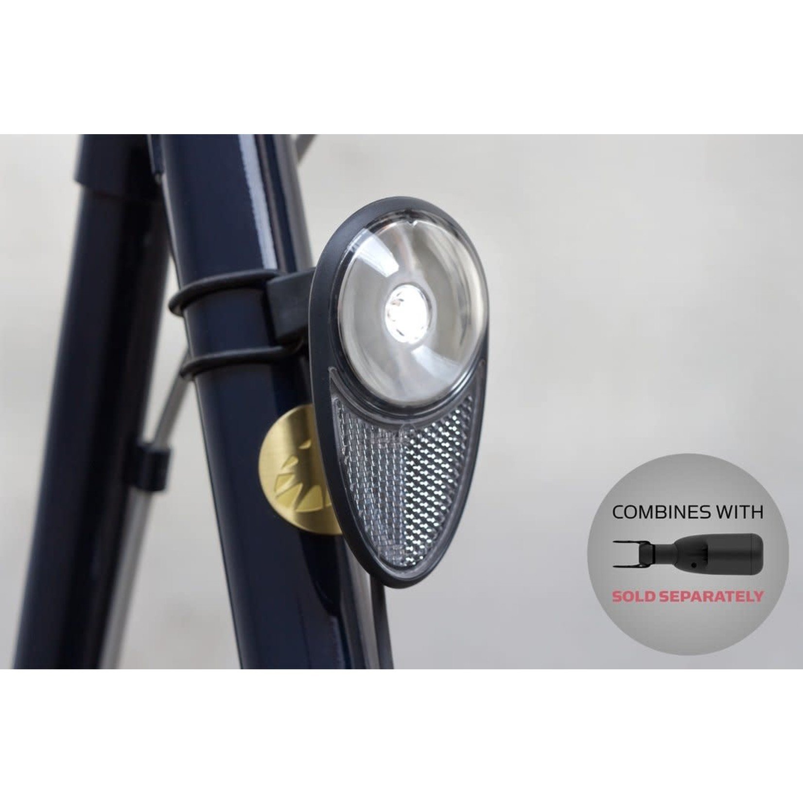 Reelight Reelight Bike/Cycling Front Light for Head Tube/Fork