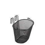 Bikecorp BC Bike/Cycling Basket - Small Wire Front Bike Basket With Handle - Black